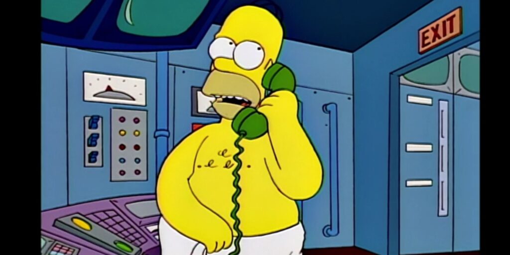 ¿Entiendes la broma de Homero Simpson usando una toalla?