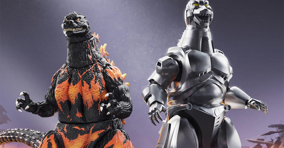 Super7 Toho Ultimates Figure Line Wave 2: Burning Godzilla y Mechagodzilla