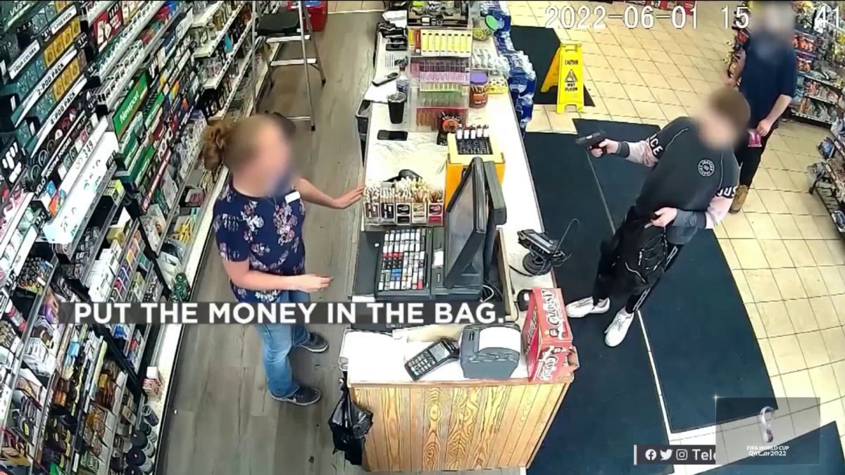 niño de 12 años entra a robar a tienda y dispara para probar su arma