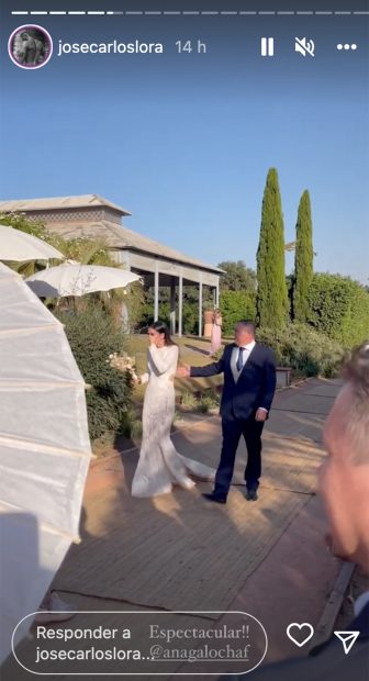 Ana Galocha en su boda / Instagram