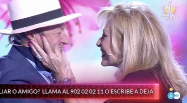 Rosa Benito y Amador Mohedano en 'Déjate querer' / Telecinco