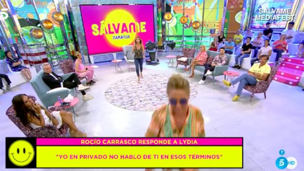 Lydia Lozano se marcha del plató de 'Sálvame' / Telecinco