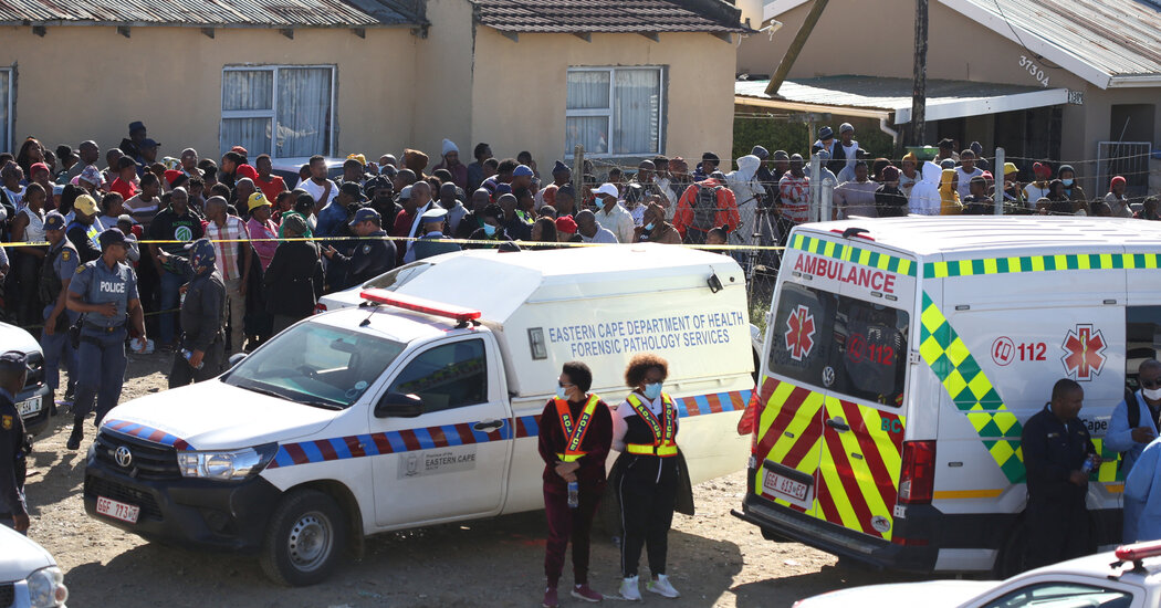 Al menos 20 encontrados muertos en una taberna sudafricana, dicen las autoridades