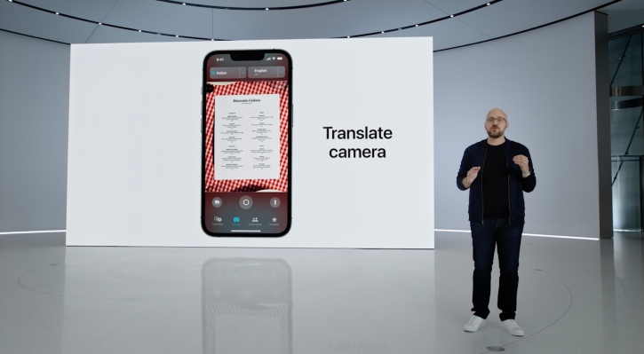 Apple anuncia traducciones en la cámara y mejora el dictado