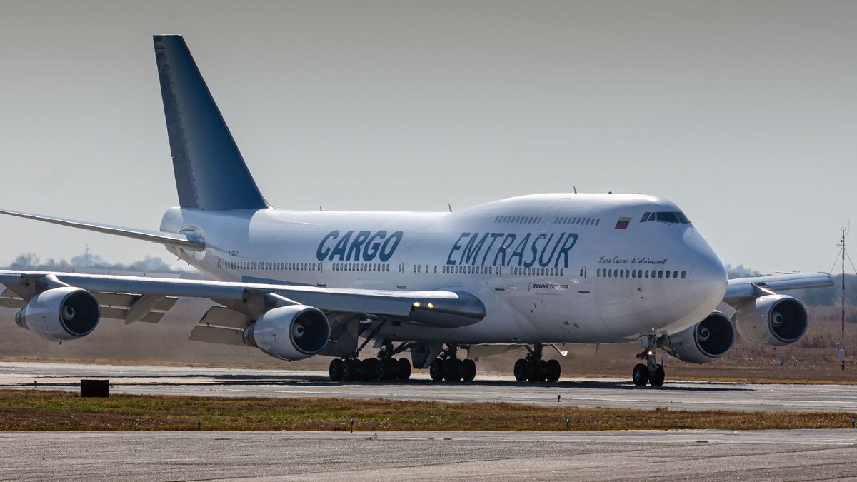 Argentina retiene un avión de carga venezolano con tripulación iraní