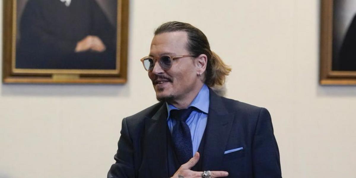 Así celebró Johnny Depp su victoria en los tribunales