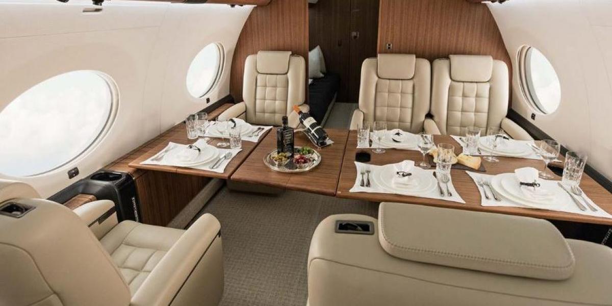 Así es el nuevo jet privado de Kim Kardashian valorado en 150 M$