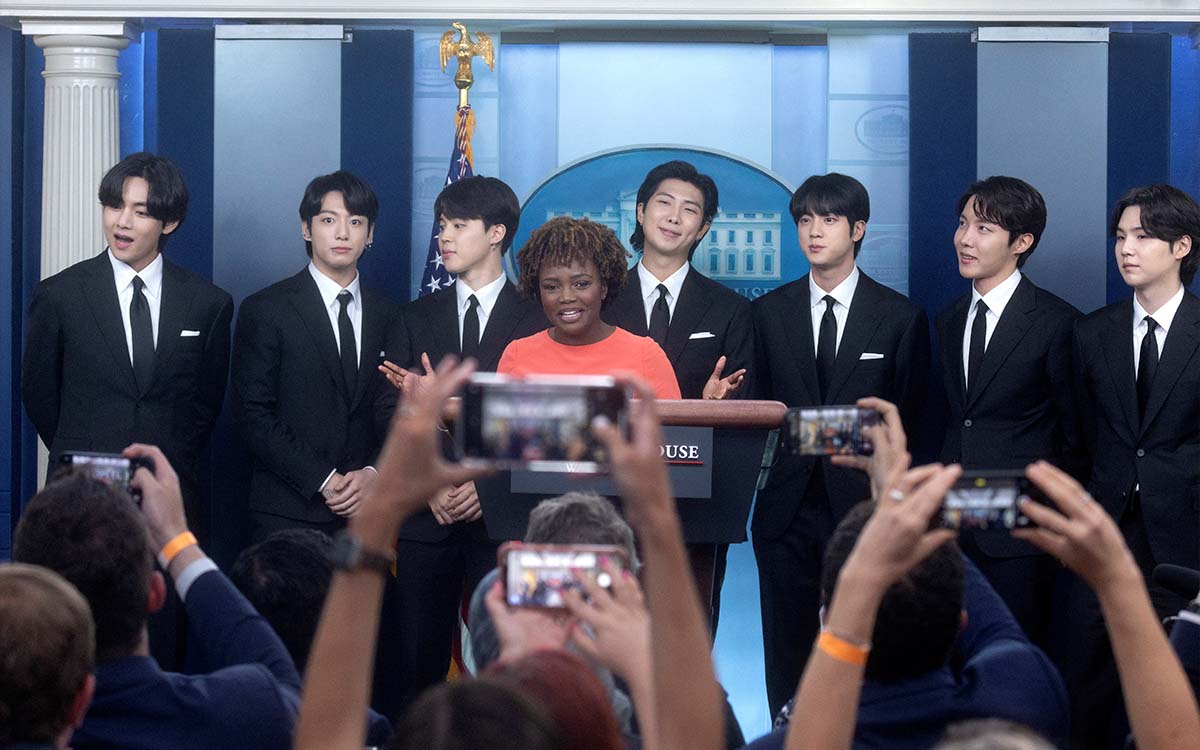 BTS va a la Casa Blanca para abordar el racismo y crímenes de odio contra asiáticos en EU