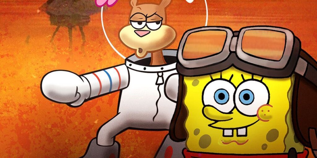 Bob Esponja y Sandy Cheeks parodian Top Gun 2 en nuevo póster cruzado