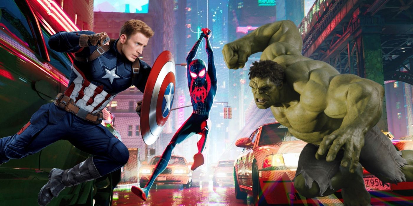 Capitán América y Hulk en Spider-Man Spider-Verse es una pesadilla absoluta