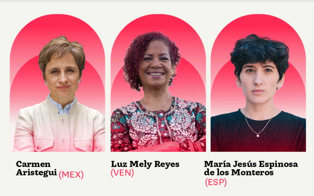 Carmen Aristegui, María Jesús Espinosa y Luz Mely Reyes se integran al Consejo Rector del Premio Gabo