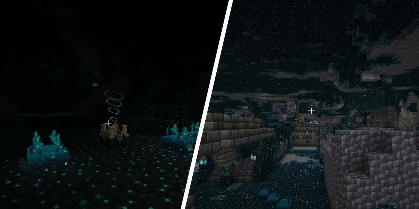 Cómo encontrar la ciudad antigua y oscura profunda en Minecraft