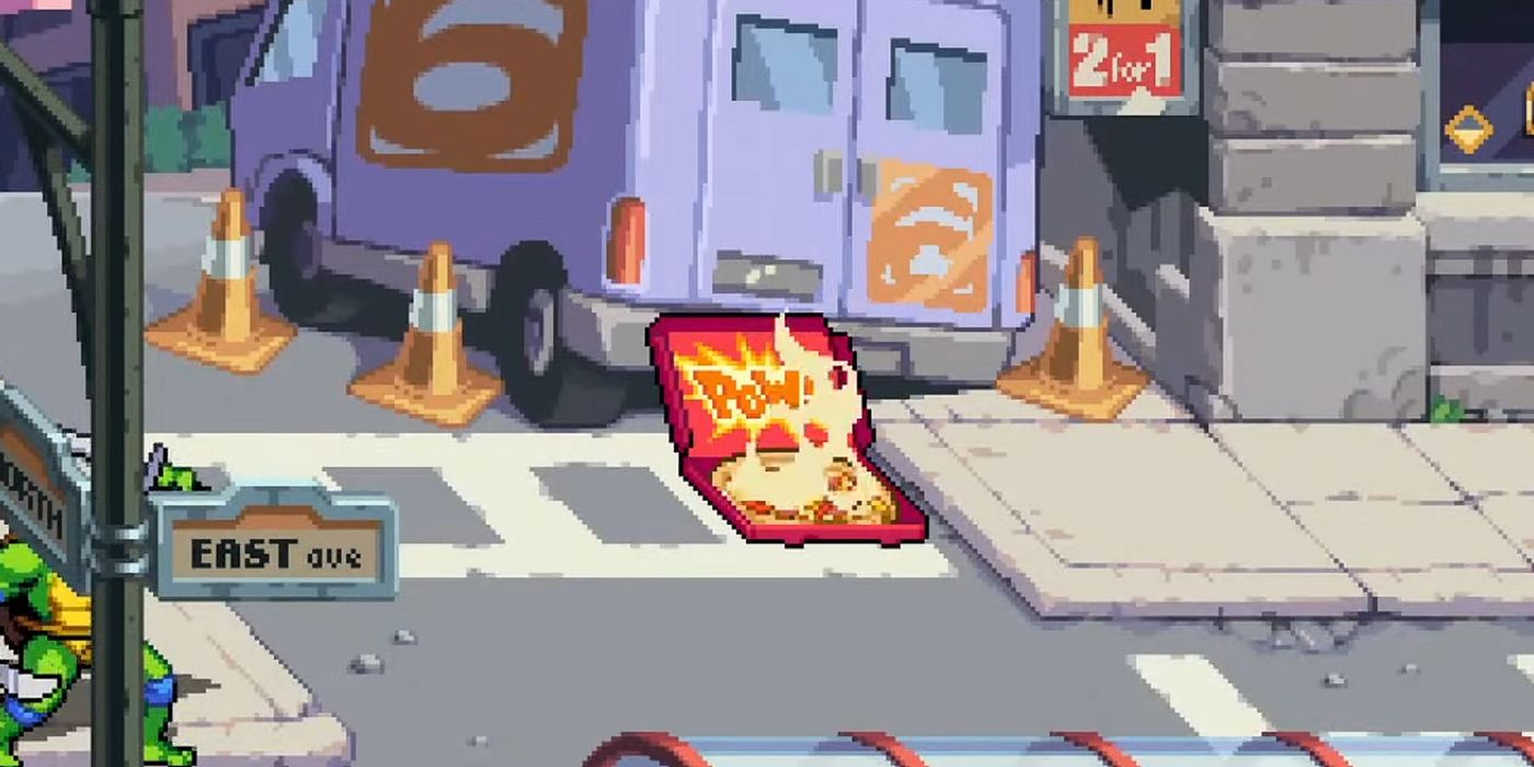Cómo usar los potenciadores de pizza en TMNT: Shredder's Revenge