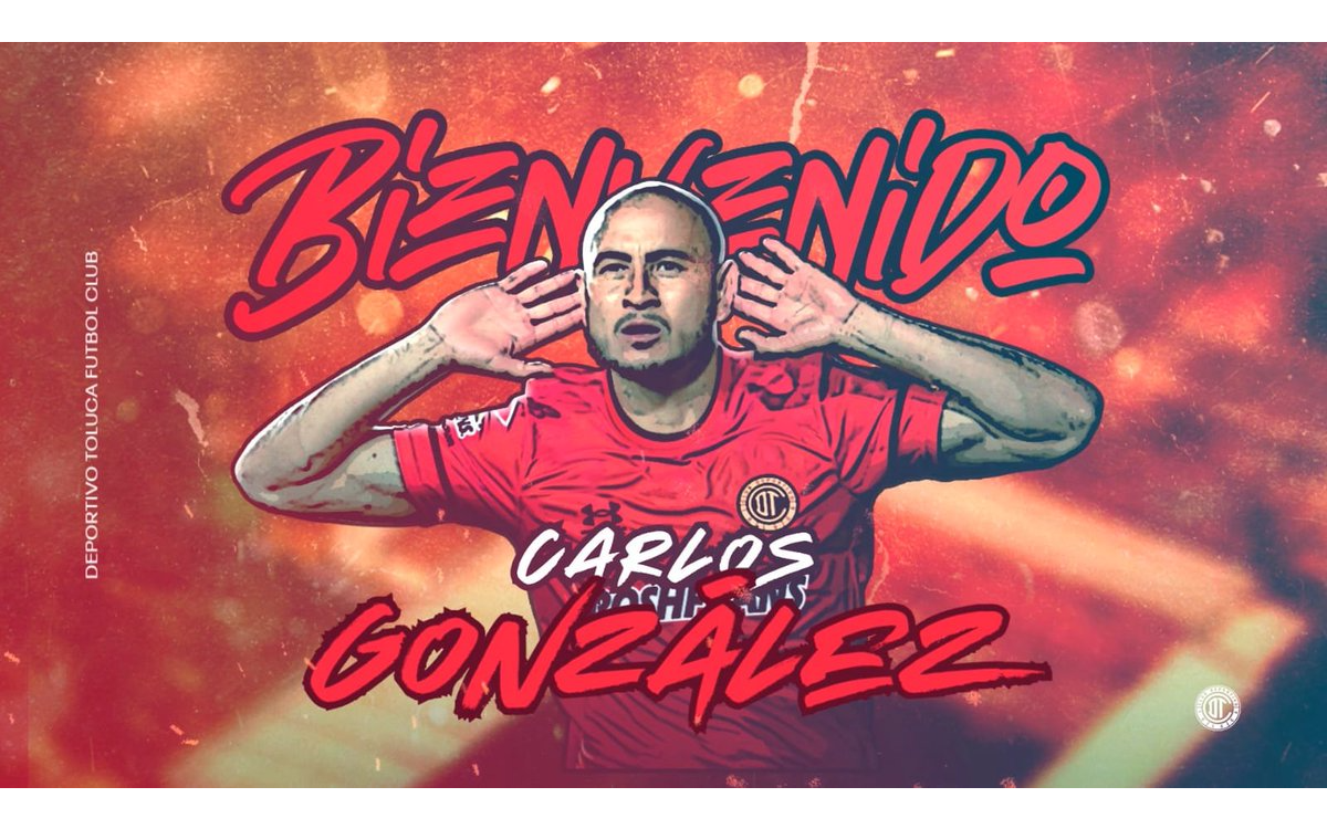 Confirma Toluca a Carlos González como refuerzo para el Apertura 2022 | Video