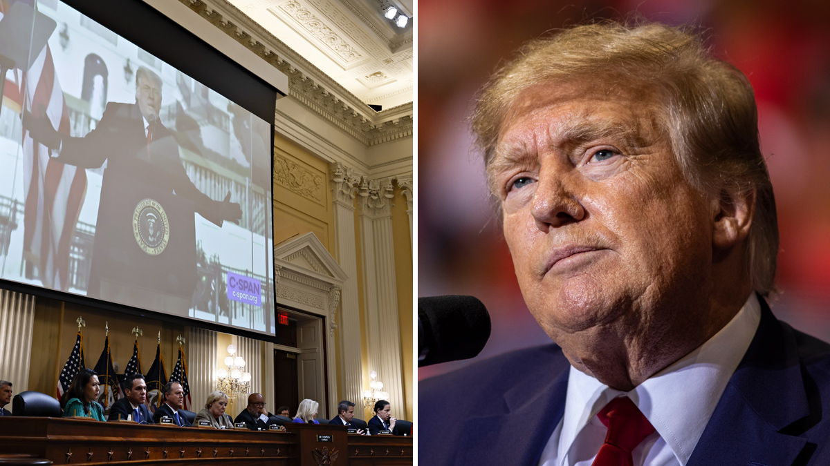 Donald Trump responde a las audiencias sobre el asalto al Capitolio