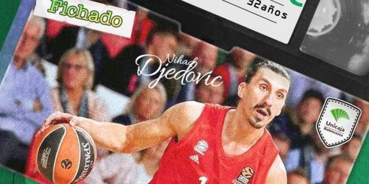 El Unicaja de Málaga ficha al alero bosnio Nihad Djedovic