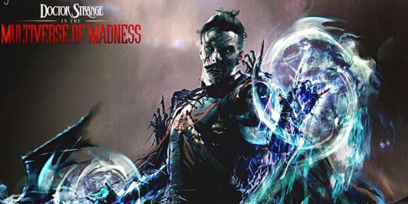 El arte conceptual de Doctor Strange 2 muestra a Stephen conjurando espíritus muertos
