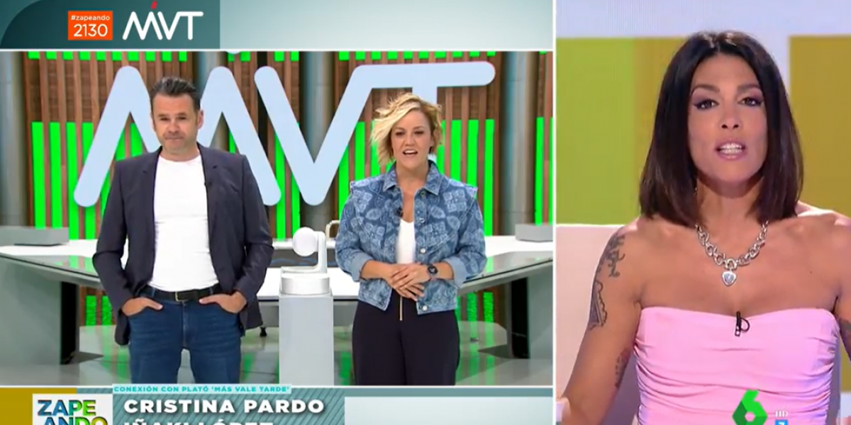 El divertido dardo de Iñaki López a Cristina Pardo en pleno directo: "Eres el suelo de 'LaSexta'"