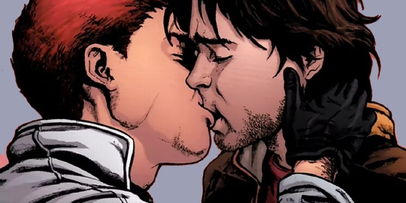 El histórico primer beso gay de los X-Men renace en un nuevo e impresionante fanart