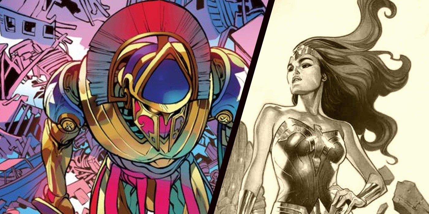 El nuevo traje mecánico de Wonder Woman podría ser su mejor rediseño