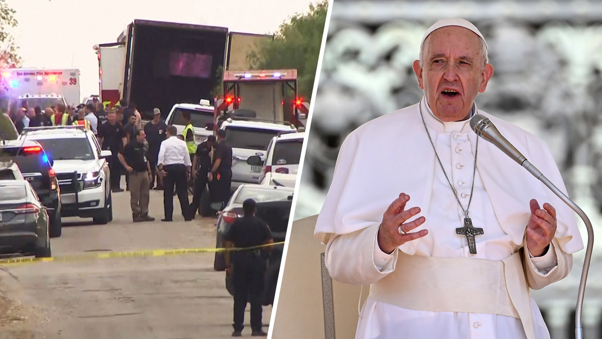 El papa Francisco pide orar por los migrantes muertos dentro de un tráiler en San Antonio