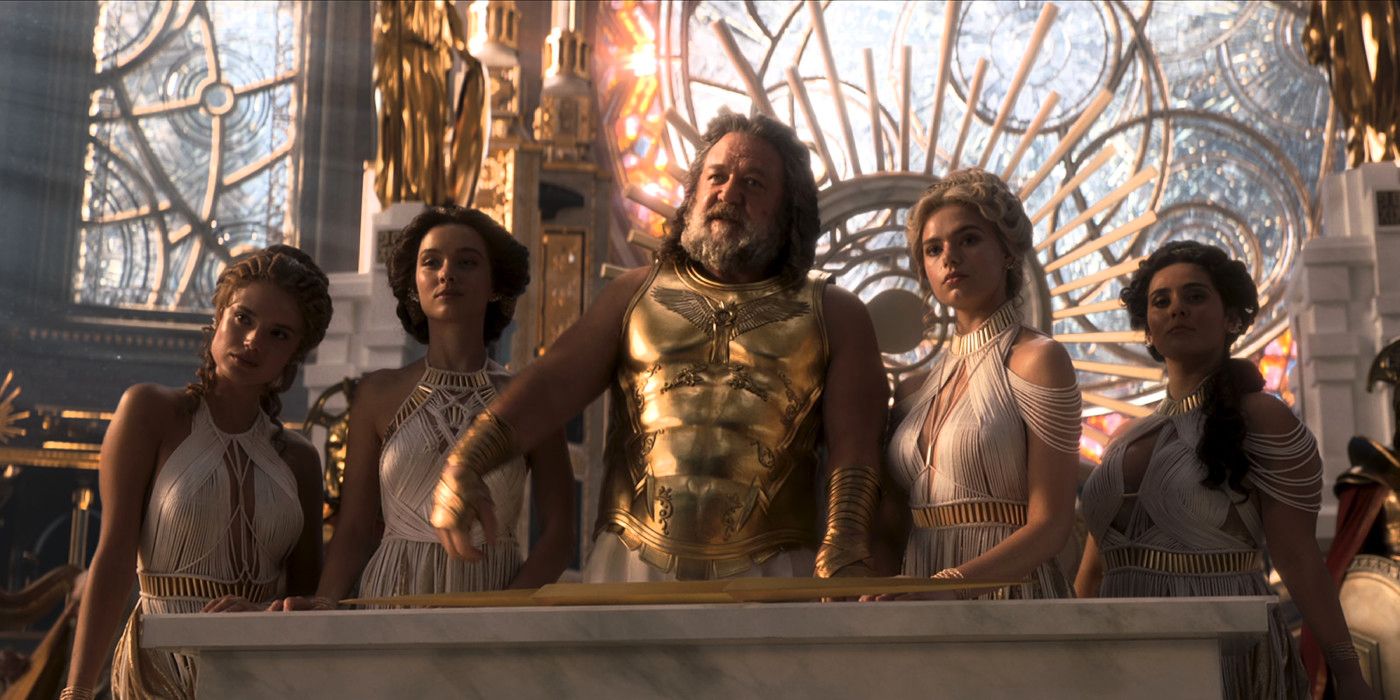 El papel de Russell Crowe en Thor: Love & Thunder es como Gladiator pero más tonto