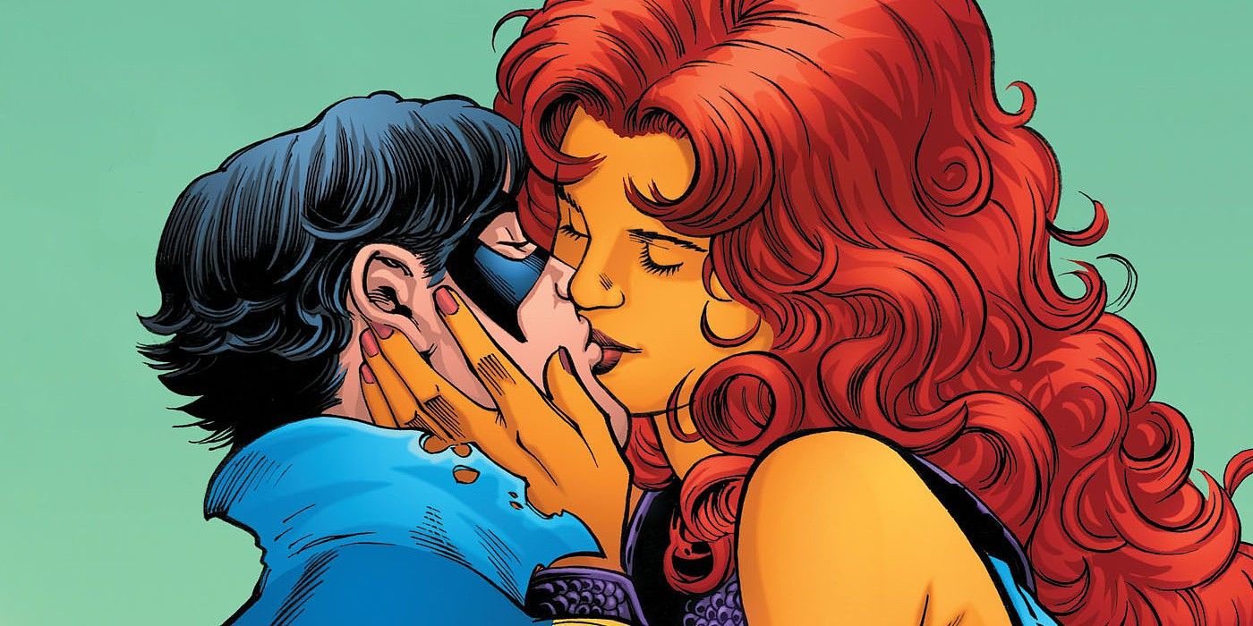 El romance de Nightwing y Starfire obtiene el comienzo perfecto que los fanáticos querían