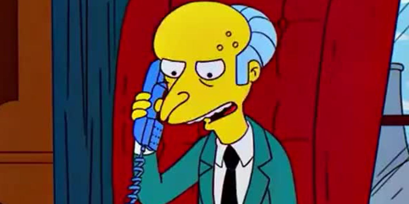 El saludo telefónico del Sr. Burns es uno de los chistes más ingeniosos de Los Simpson