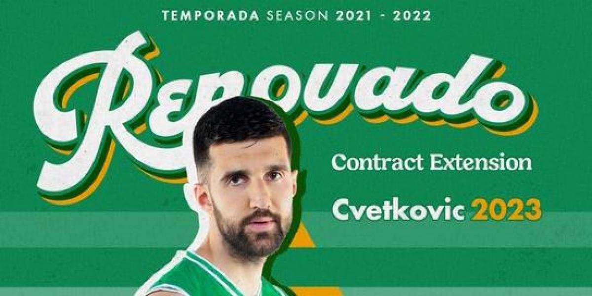 El serbio Cvetkovic renueva por una temporada con el Betis