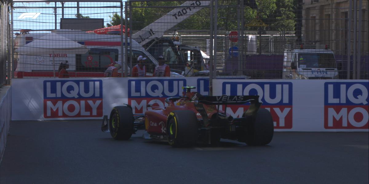 F1 GP Bakú: Doble desastre de Ferrari: Sainz y Leclerc, fuera