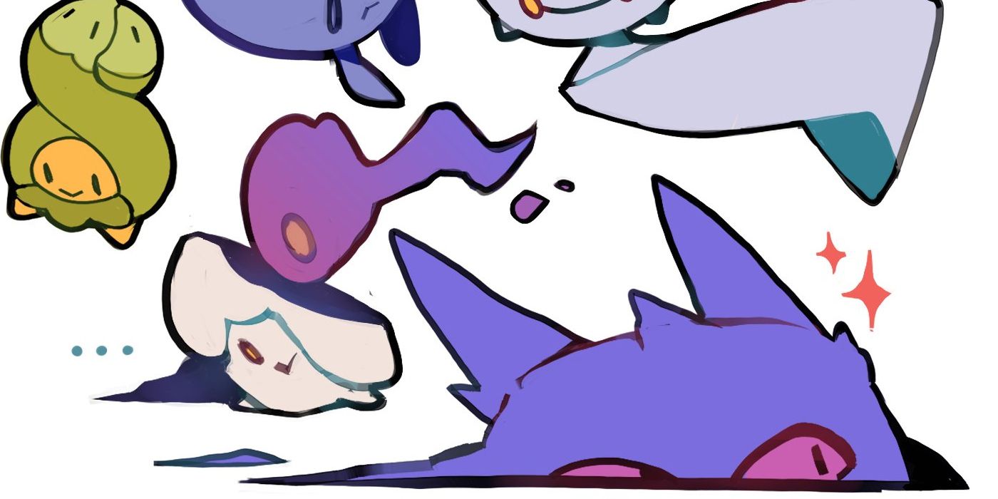 Fan Art exclusivo de Pokémon muestra a Creeping Gengar y Melty Litwick