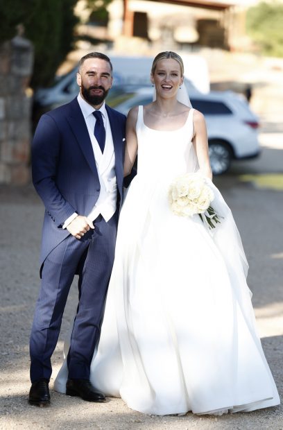 Dani Carvajal y Daphne Cañizares en su boda / Gtres