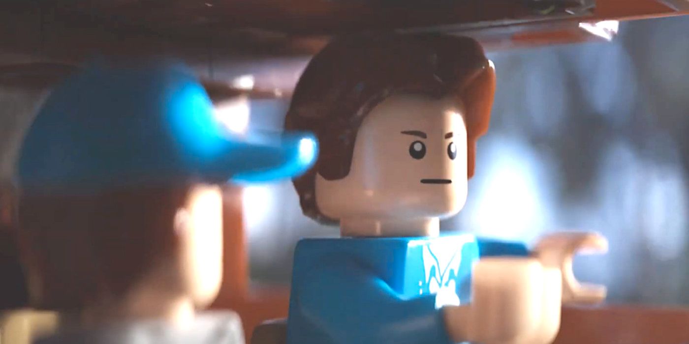 La divertida escena de Dustin y Steve de la temporada 4 de Stranger Things recreada con LEGO