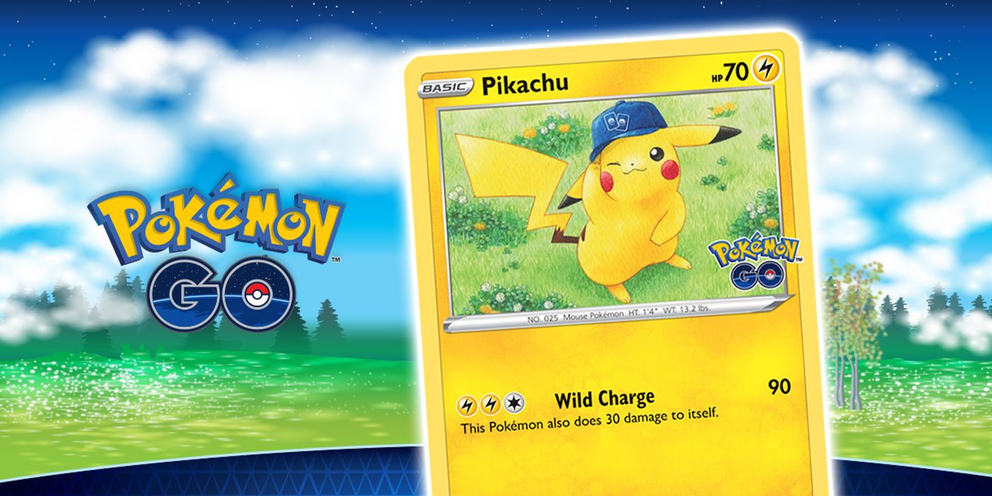 La tarjeta promocional gratuita de Pikachu para Pokémon GO TCG Expansion es adorable
