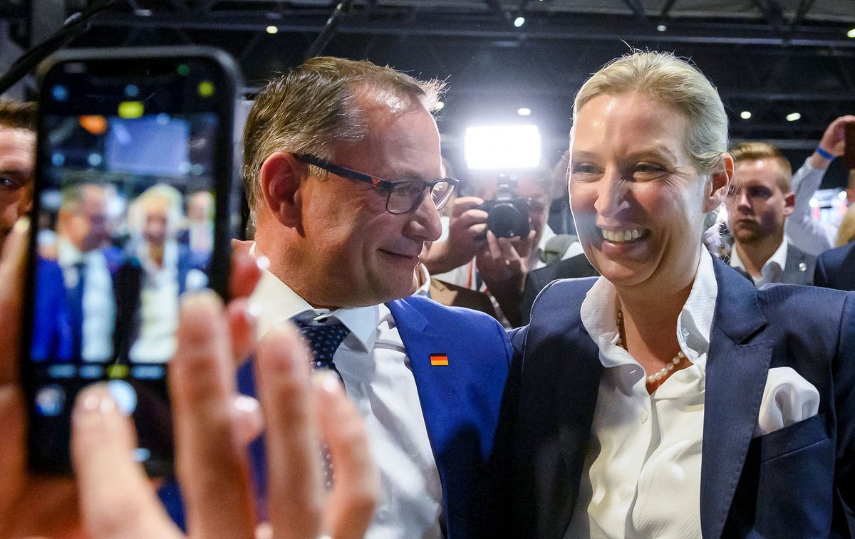 La ultraderecha en Alemania promete unidad y renovación en su congreso, pero elige al mismo líder