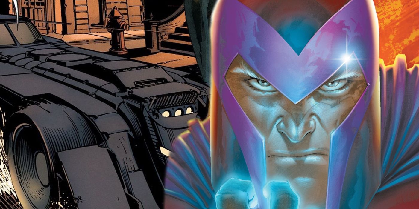 La versión de Magneto del Batimóvil es mucho más tonta