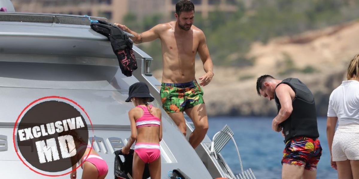 Las vacaciones de Messi y Cesc con Antonela Roccuzzo y Daniella Semaan