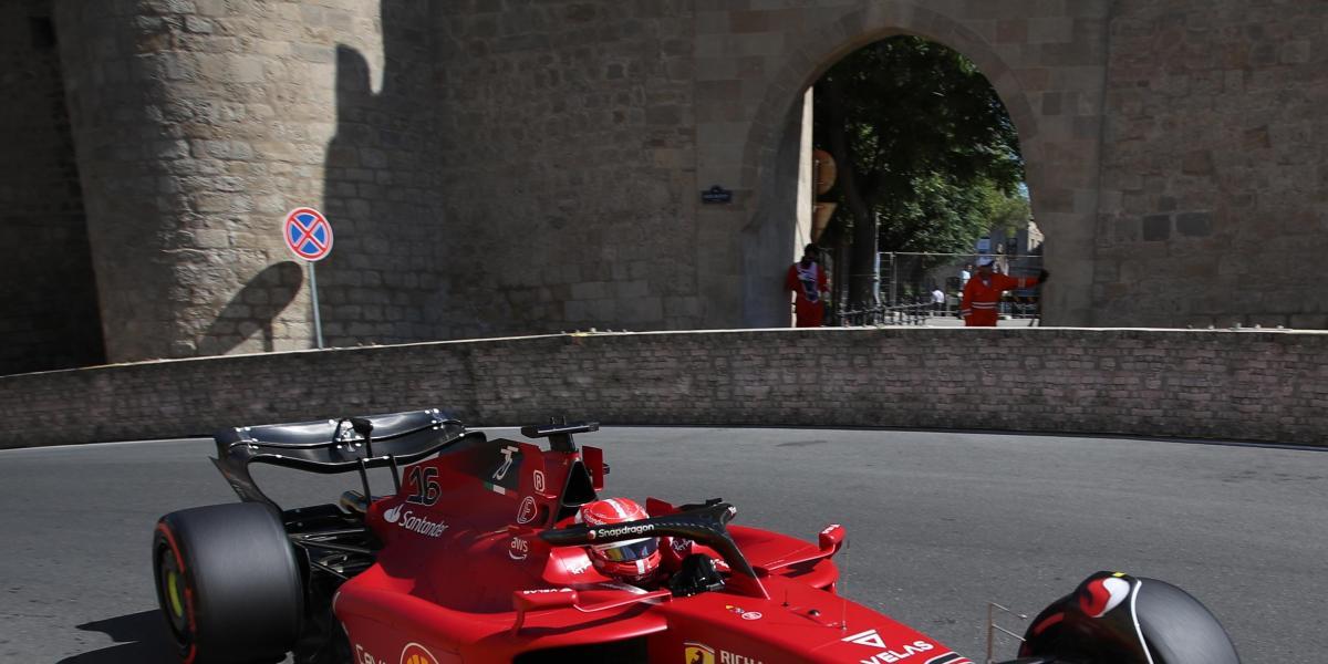 Leclerc, pole magistral en Bakú en un final a cuatro muy tenso