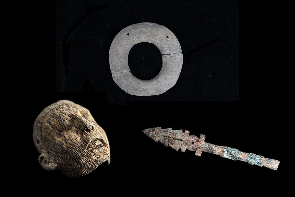 Los 2.550 objetos de madera recuperados por primera vez de las ofrendas del Templo Mayor de Tenochtitlan