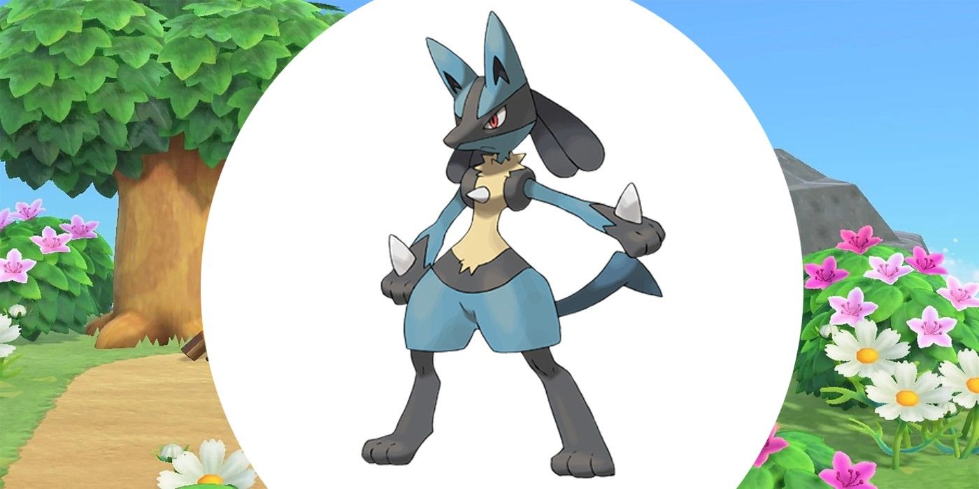 Lucario de Pokémon se ve aún mejor como Animal Crossing Villager