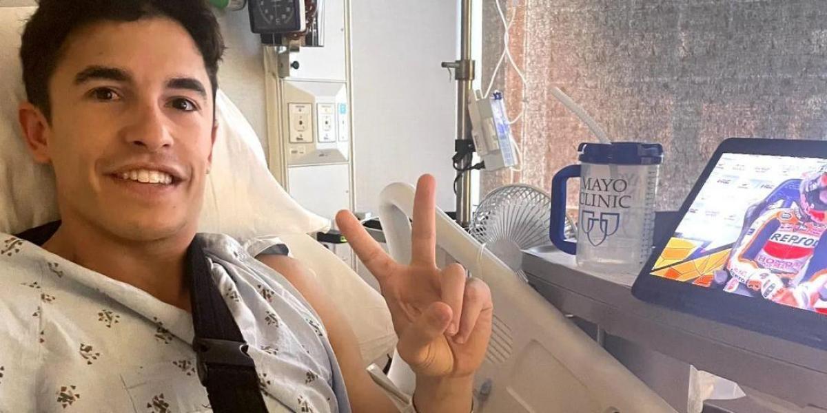 Marc Márquez sube a Instagram su primera foto tras la operación