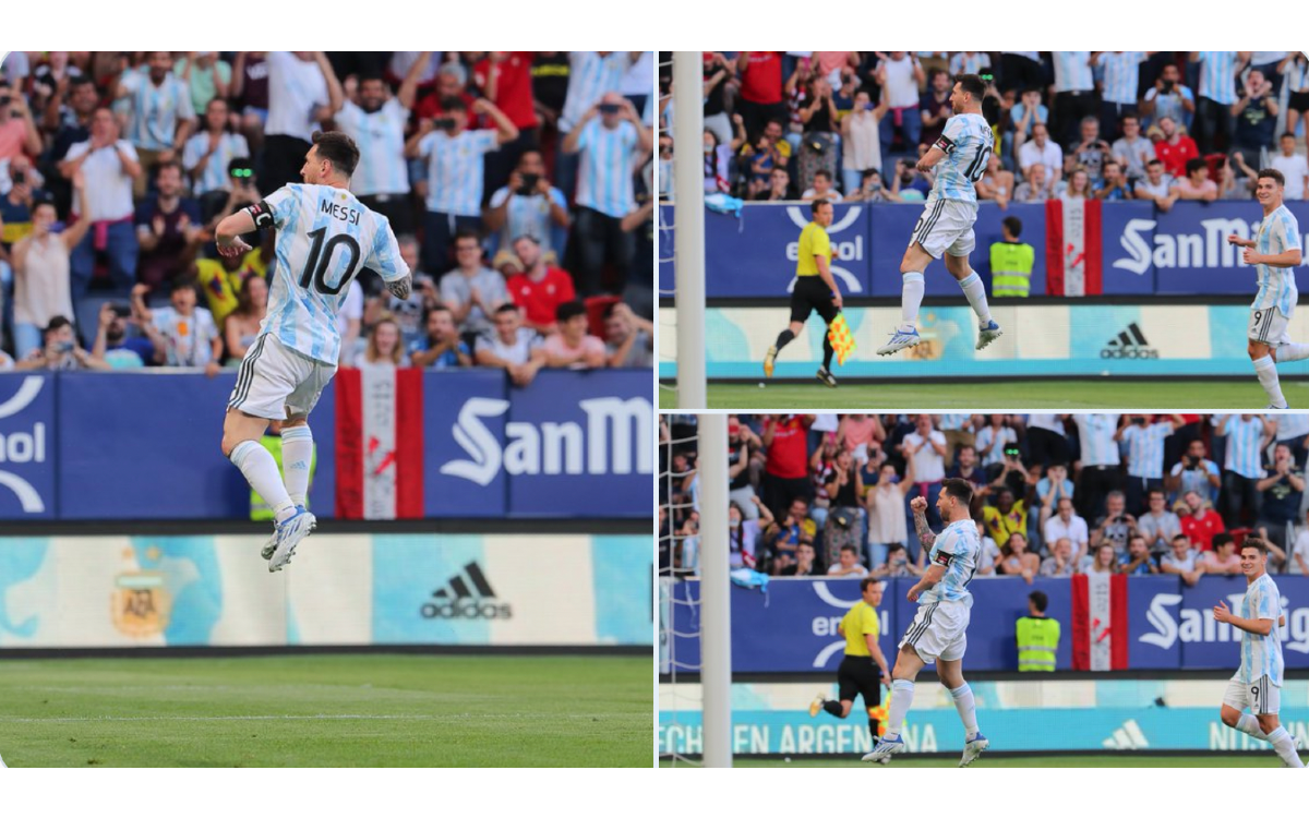 Masacra Lionel Messi a Estonia en Pamplona | Video