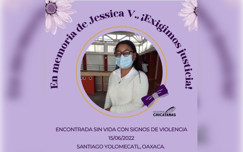 Matan a Jessica, estudiante de medicina en Oaxaca; presenta signos de tortura