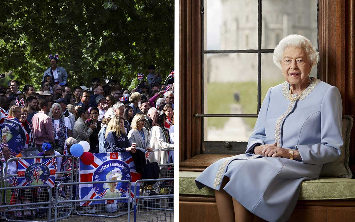 Miles de personas celebran el Jubileo de Platino de la reina Isabel II en Reino Unido