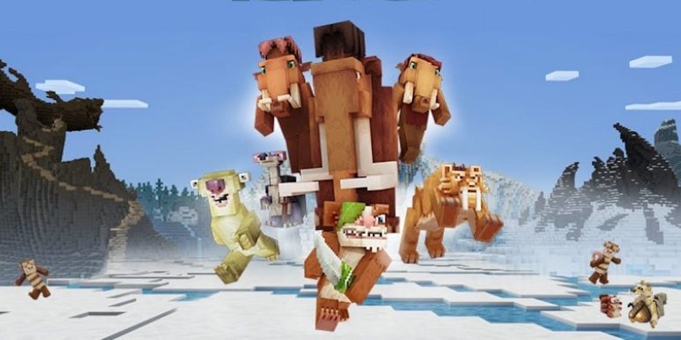 Minecraft Ice Age DLC lleva a Manny y sus amigos a una antigua aventura