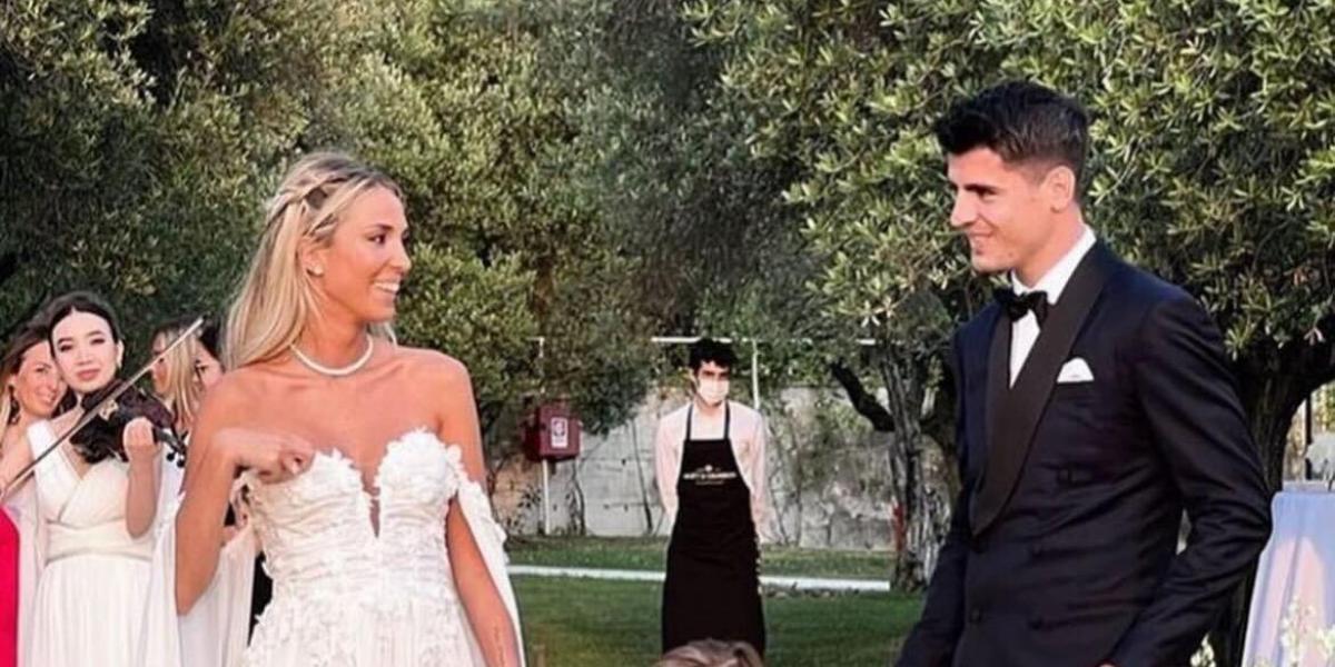 Morata y Alice Campello se casan por segunda vez en Venecia