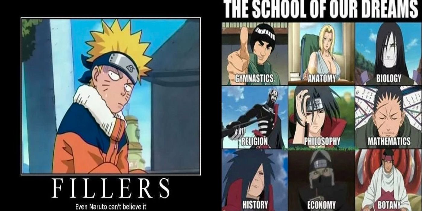 Naruto: 10 memes que resumen el anime