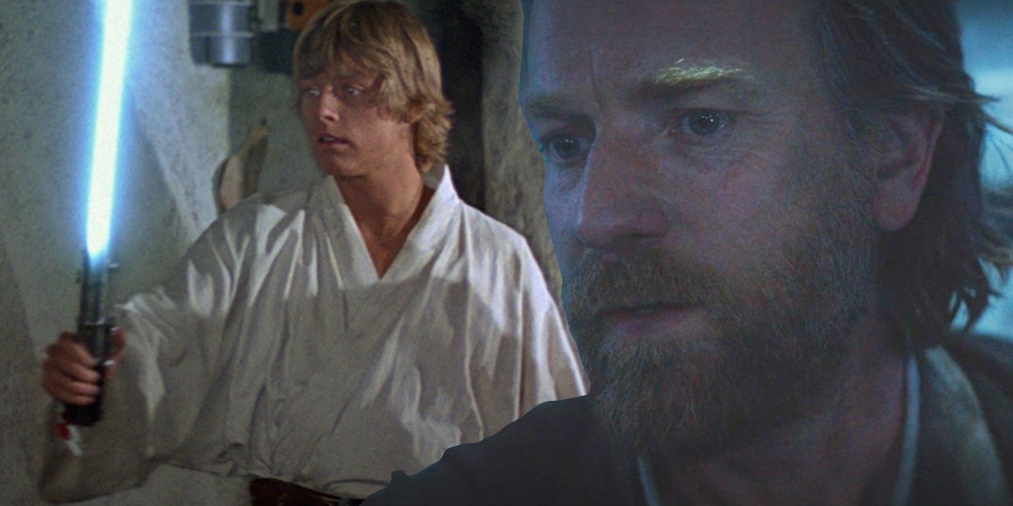 Obi-Wan Kenobi configura 2 Luke Skywalker New Hope Retcons