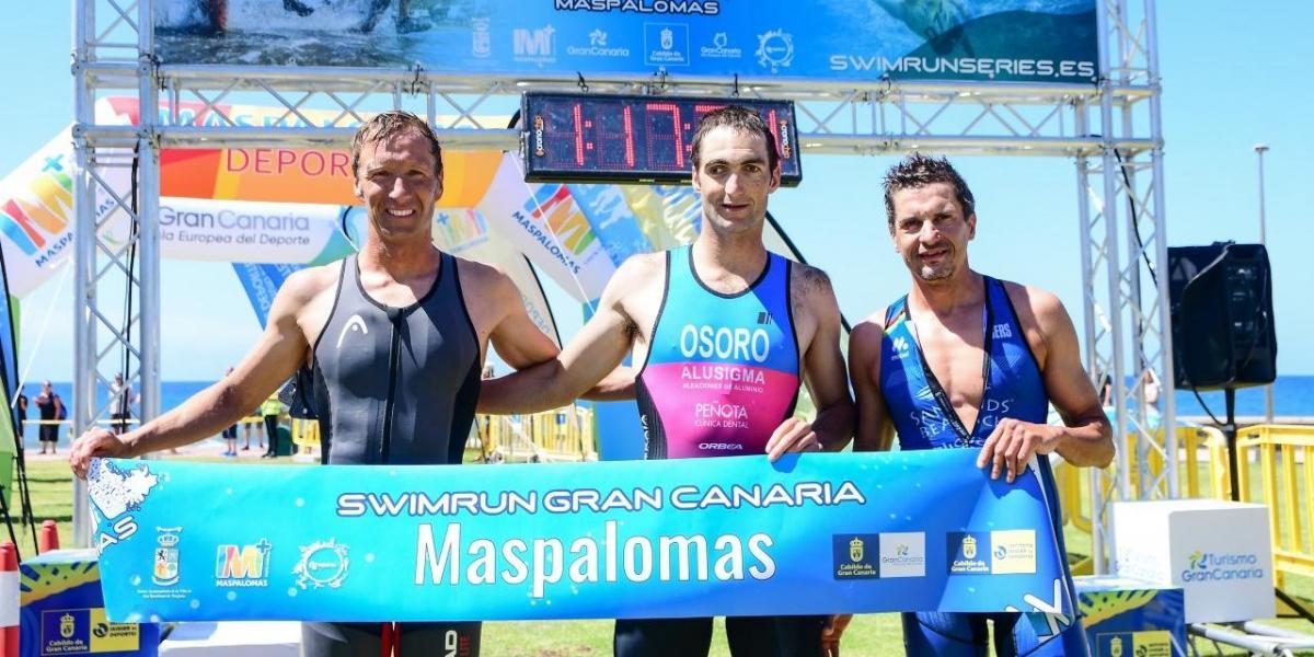 Pello Osoro gana el Gran Canaria Swimrun Maspalomas