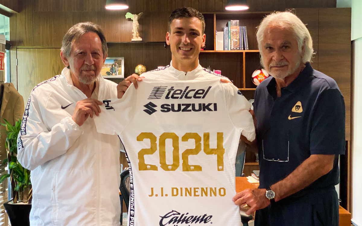 Pumas renueva a Juan Ignacio Dinenno hasta 2024 | Video